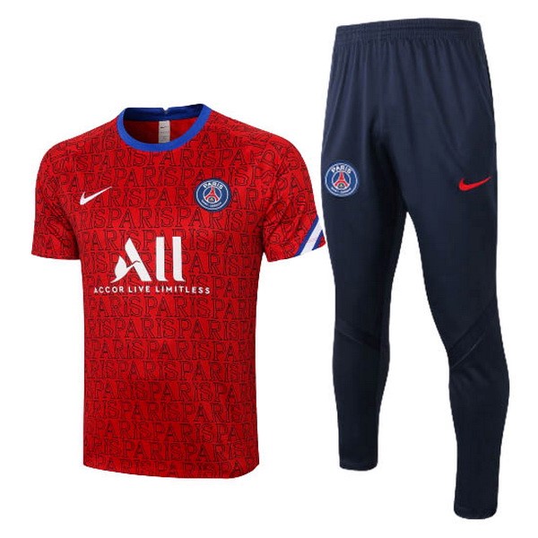 Entrenamiento Paris Saint Germain Conjunto Completo 2020/21 Rojo Negro